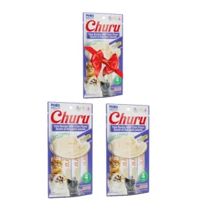 Churu Tuna Recipe With Clam Flavor 4 Sticks 56g Three Packs Pets Qatar