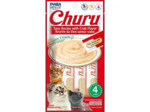 Churu Tuna Recipe With Crab Flavor 4 Sticks 56g Pets Qatar