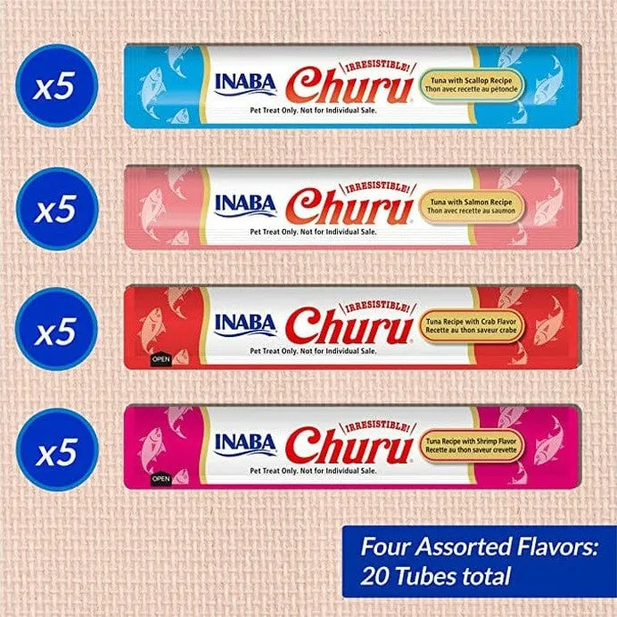 Churu Tuna Seafood Variety 20 Tubes Pets Qatar