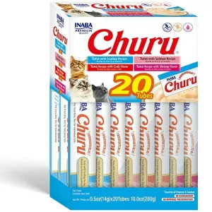 Churu Tuna Seafood Variety 20 Tubes Pets Qatar
