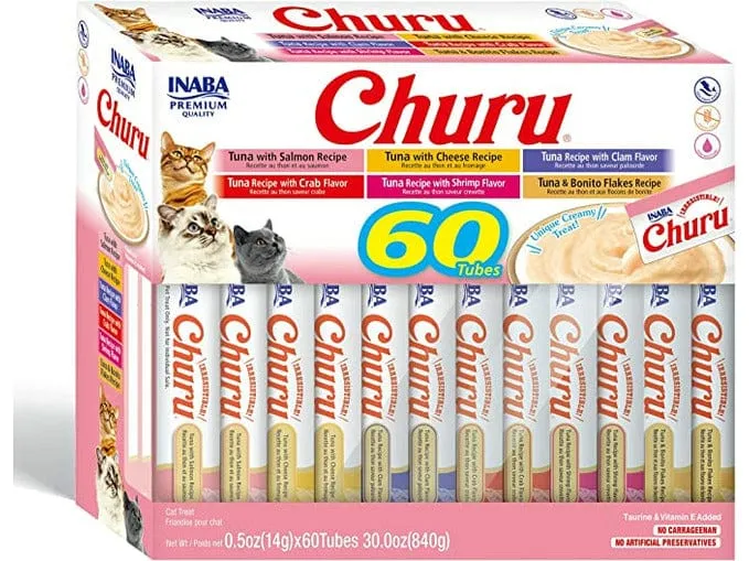 Churu Tuna Seafood Variety 60 Tubes Pets Qatar