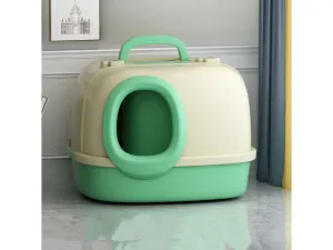 Corridor-Type Fully Enclosed Large Cat Litter Basin 60*60*45Cm Pets Qatar