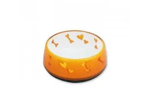 Dog Love Bowl - Orange / M Pets Qatar