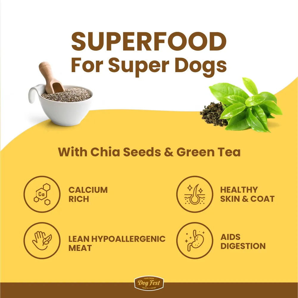 Dogfest Quail & Chia Seeds Training Dog Treats