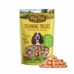 Dogfest Turkey & Flax Seeds Training Dog Treats