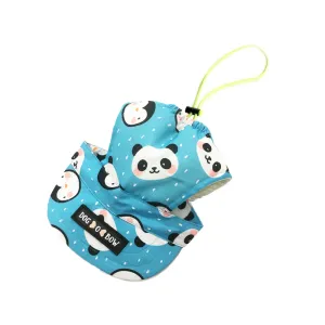 Dogobow Panda Print Baseball Cap for Dogs (Blue/White)
