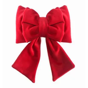 Dogobow Velvet Sash Bow for Dogs and Cats (Red) (Get a Bow Free)