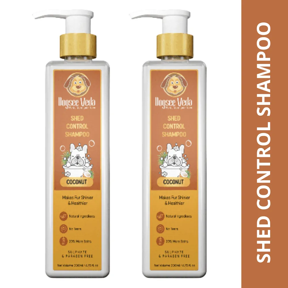 Dogsee Veda Shed Control Coconut Oil Shampoo for Dogs