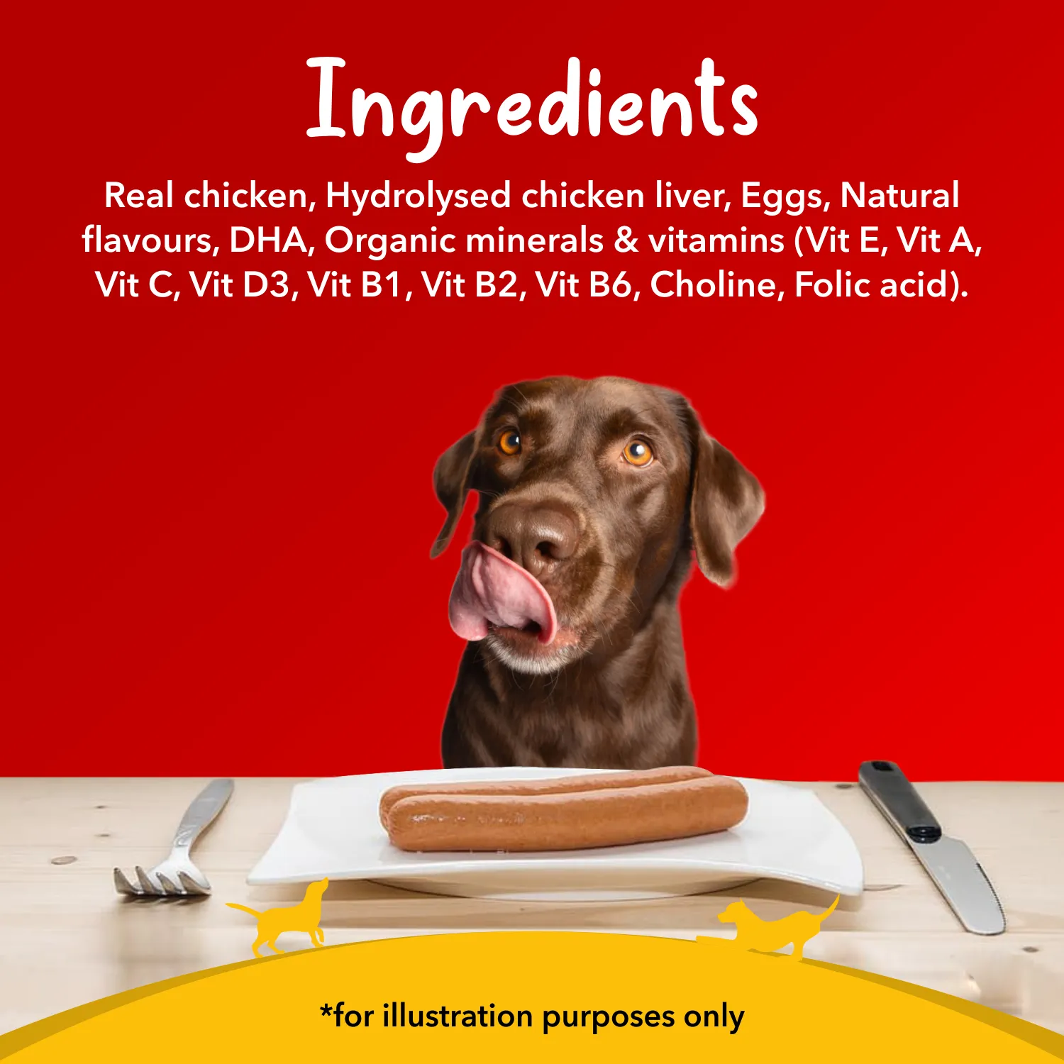 Drools 100% Real Chicken Sausage Treat for Dogs