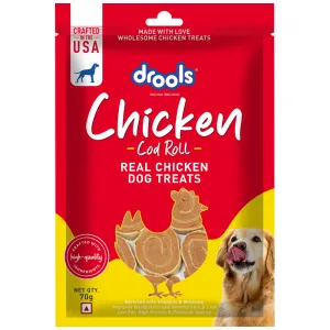 Drools Chicken Cod Roll Dog Treats