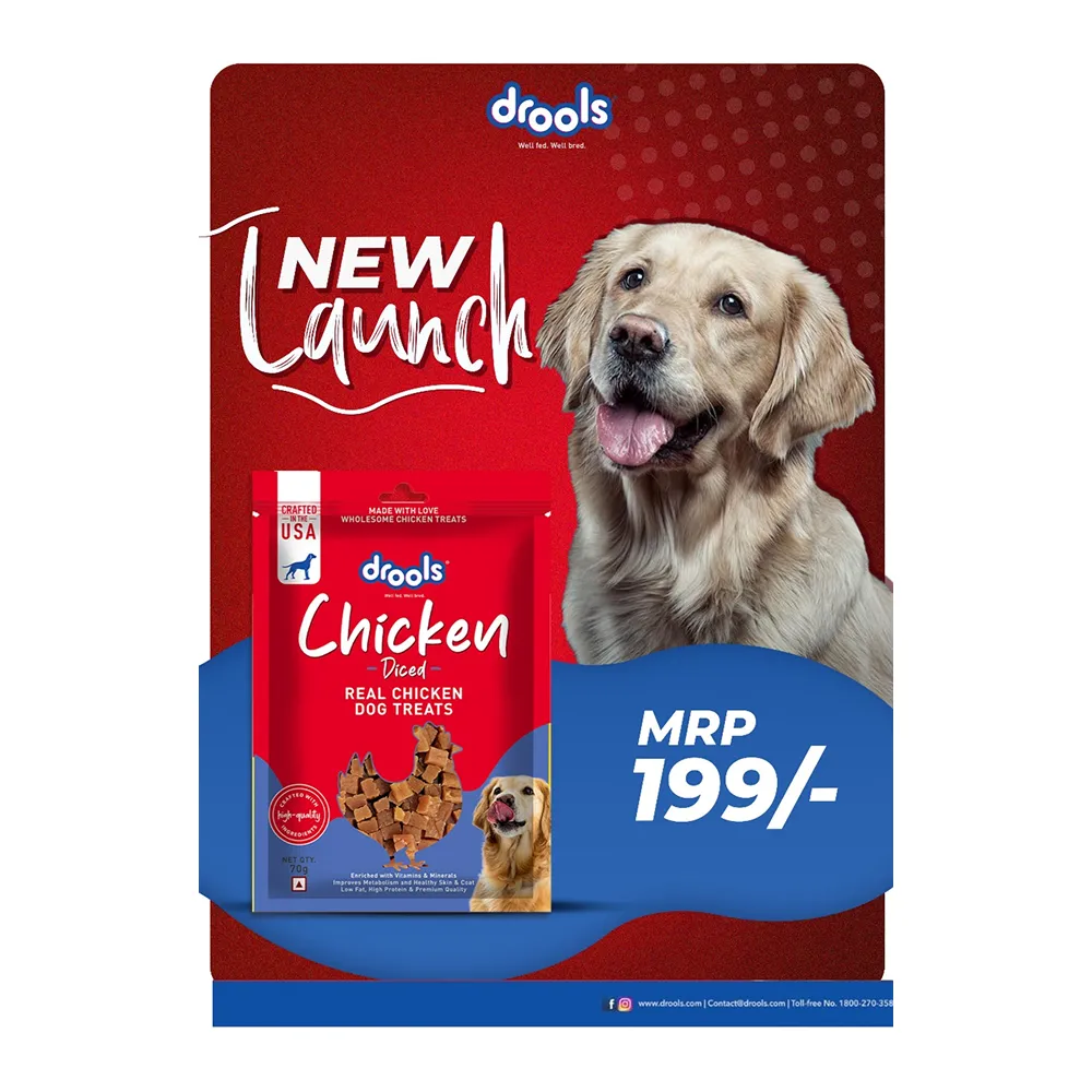 Drools Chicken Diced Dog Treats