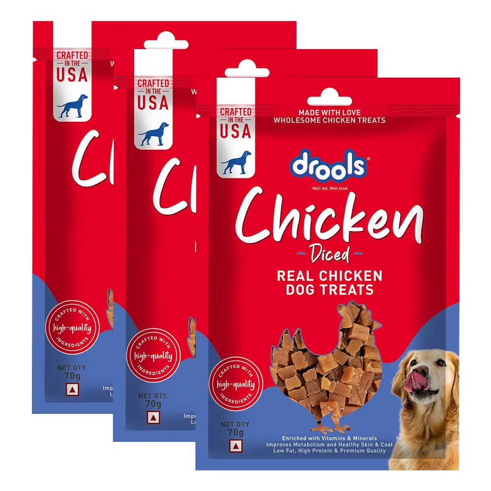 Drools Chicken Diced Dog Treats