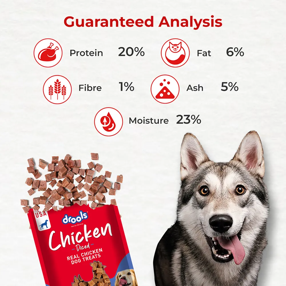 Drools Chicken Diced Dog Treats