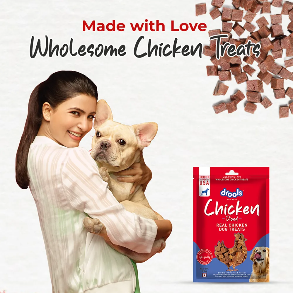 Drools Chicken Diced Dog Treats