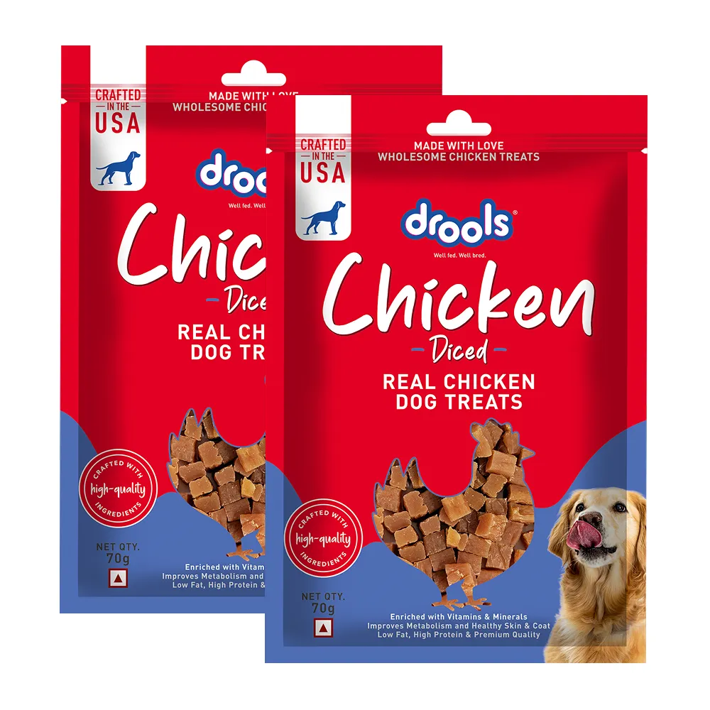 Drools Chicken Diced Dog Treats