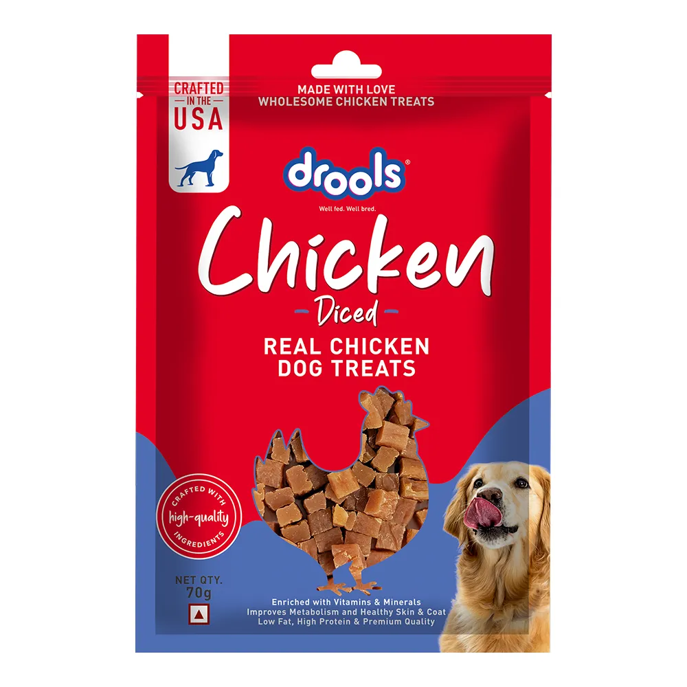 Drools Chicken Diced Dog Treats