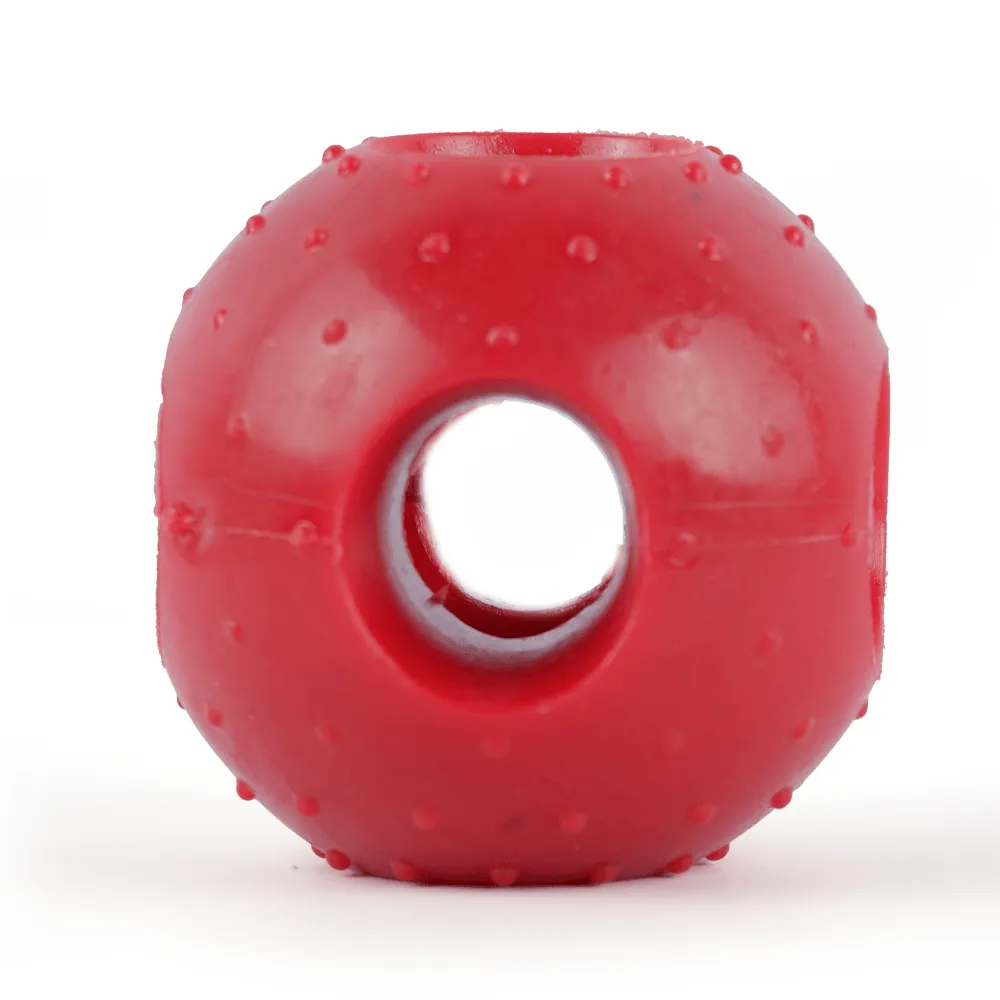 Drools Hole Ball Teething & Pet Vogue Bone Rubber Chew Toy Dog Combo