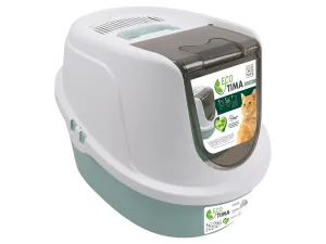 Eco Tima Cat Litter Box M- Sea Green Pets Qatar