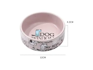 English Cartoon Ceramic Bowl Pets Qatar