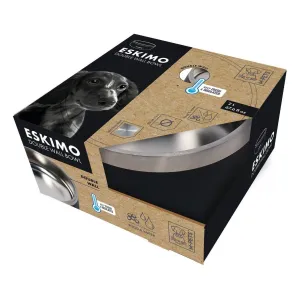 ESKIMO Double Wall Bowl  - Black Pets Qatar