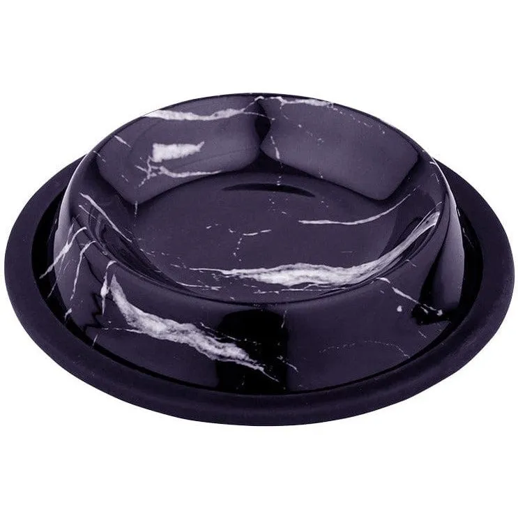 Feeding Bowl Deco Fix Marble Look Pets Qatar