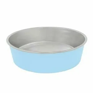 Feeding Bowl Matte Fix 12,8cm - 450ml blue Pets Qatar