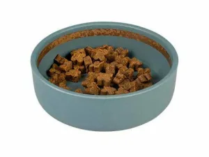 Feeding bowl Stone hush 350ml - 12,7x12,7x4,5cm blue Pets Qatar