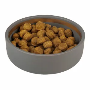 Feeding bowl Stone hush 350ml - 12,7x12,7x4,5cm grey Pets Qatar