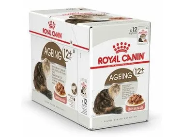 Feline Health Nutrition Ageing  12 Gravy (WET FOOD - Pouches)12x85g Pets Qatar