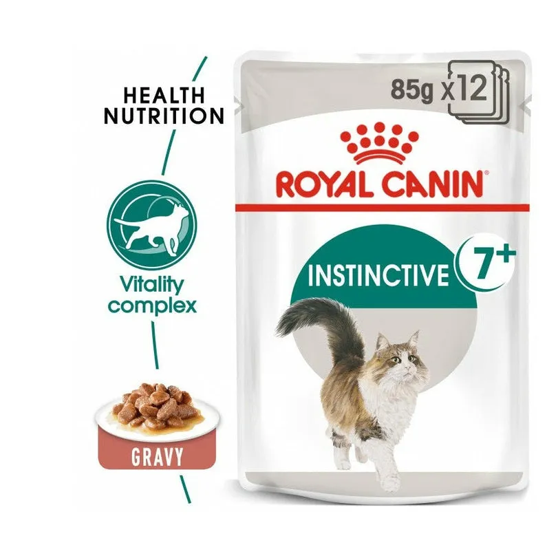 Feline Health Nutrition Instinctive  7 Gravy (Wet Food - 12X85G Pouches) Pets Qatar
