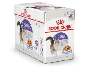 Feline Health Nutrition Sterilised Jelly (12X85G Wet Food - Pouches) Pets Qatar