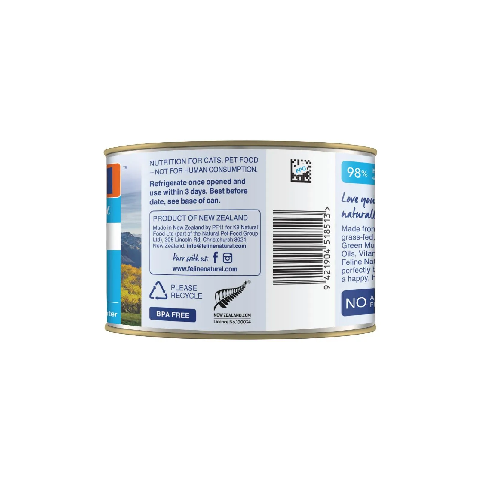 Feline Natural Beef Feast Wet Cat Food 170g x 12 ( _ )
