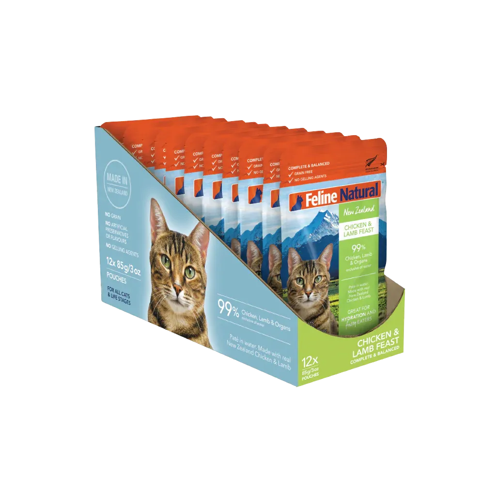 Feline Natural Chicken and Lamb Feast Wet Cat Food 85g X12 ( _ )