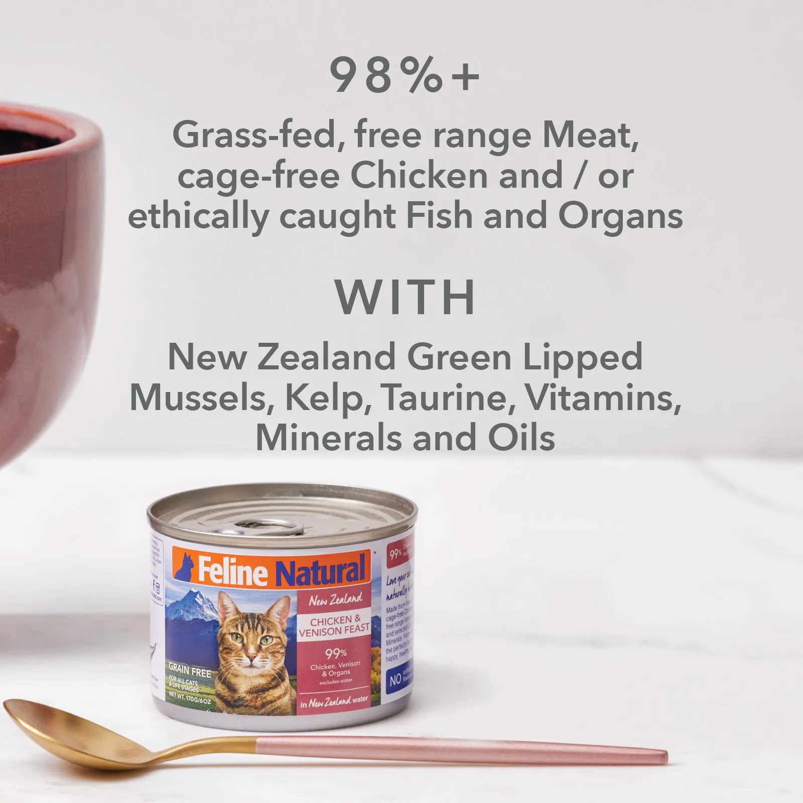 Feline Natural Lamb and Salmon Feast Wet Cat Food 170g ( _ )