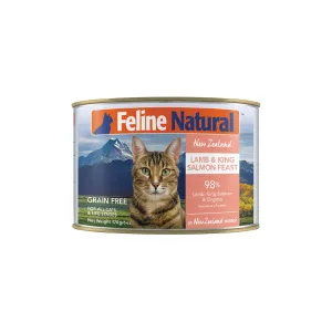 Feline Natural Lamb and Salmon Feast Wet Cat Food 170g ( _ )