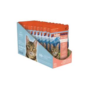 Feline Natural Lamb and Salmon Feast Wet Cat Food 85g X12 ( _ )