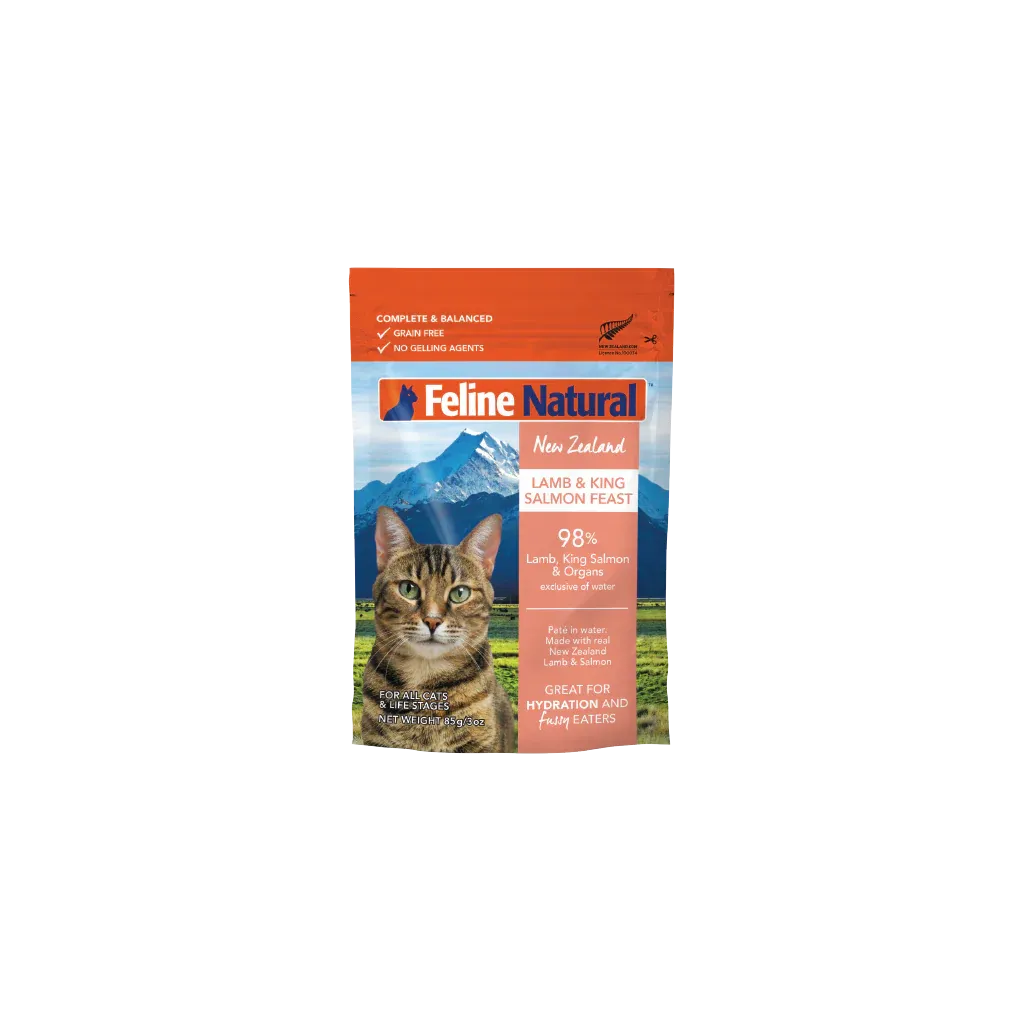 Feline Natural Lamb and Salmon Feast Wet Cat Food 85g X12 ( _ )
