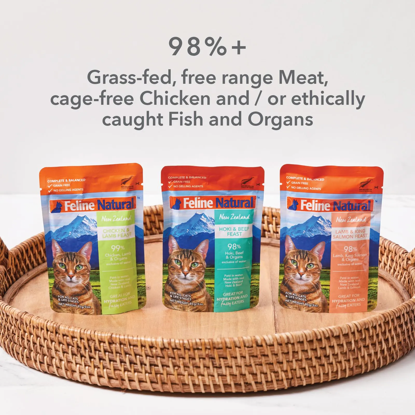 Feline Natural Variety Box Wet Cat Food 85g x 12 ( _ )