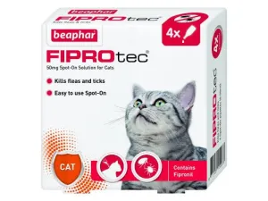 Fiprotec for Cat - 4 Pipettes Pets Qatar