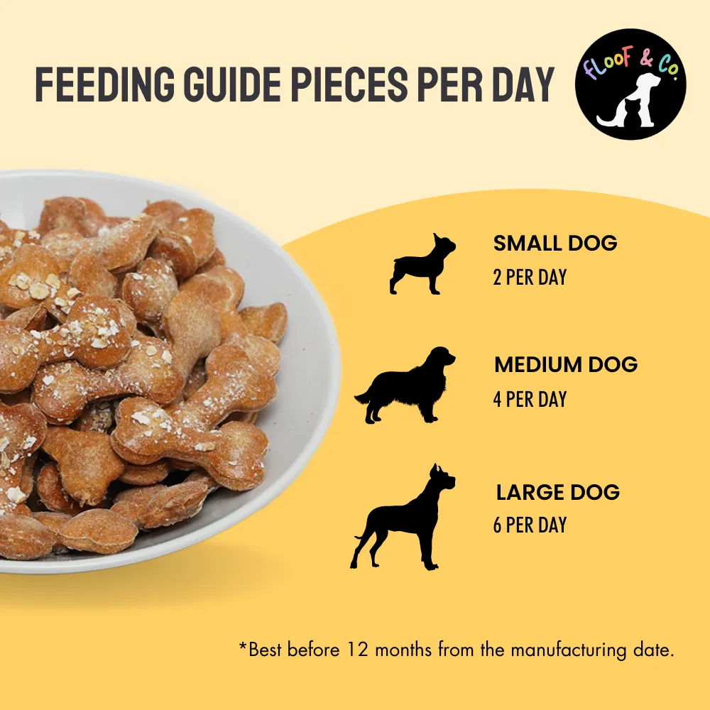 Floof & Co Pork Chew, Bacon Cheese, Chicken Cheese, Roasted Lamb and Smoked Lamb Dog Treats Combo