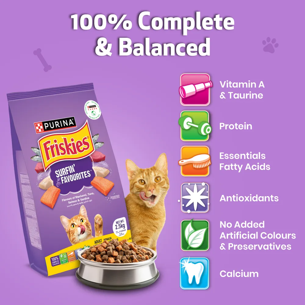Friskies Surfin Cat Dry Food