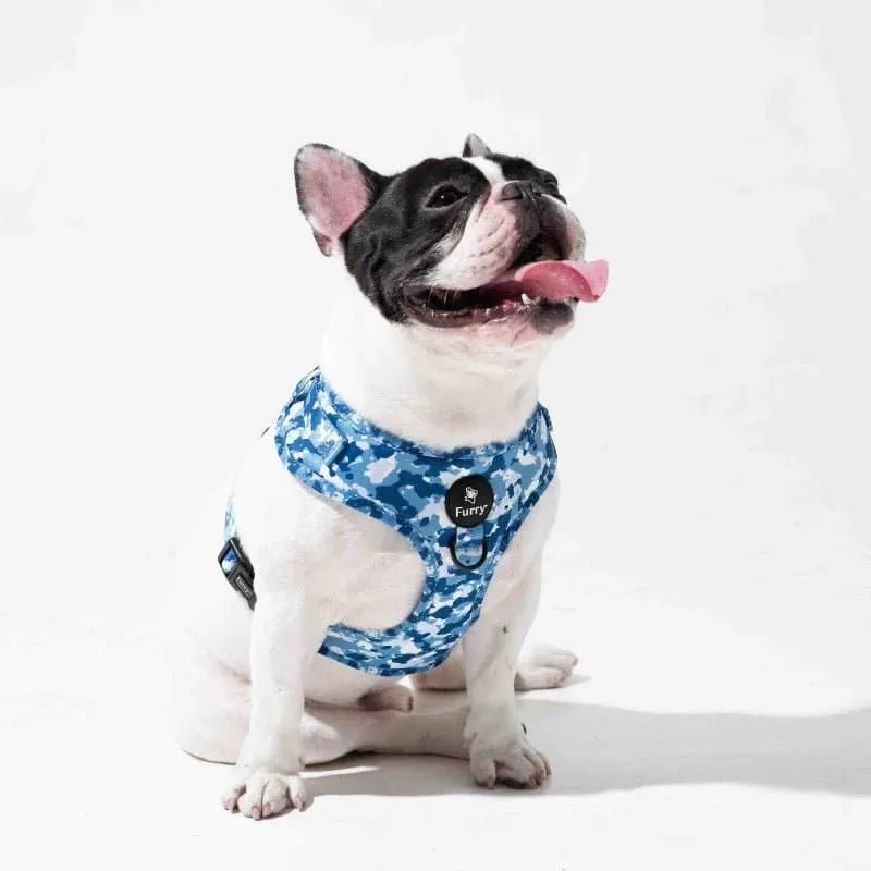 Furry & Co Cool Camo No Pull Harness for Dogs