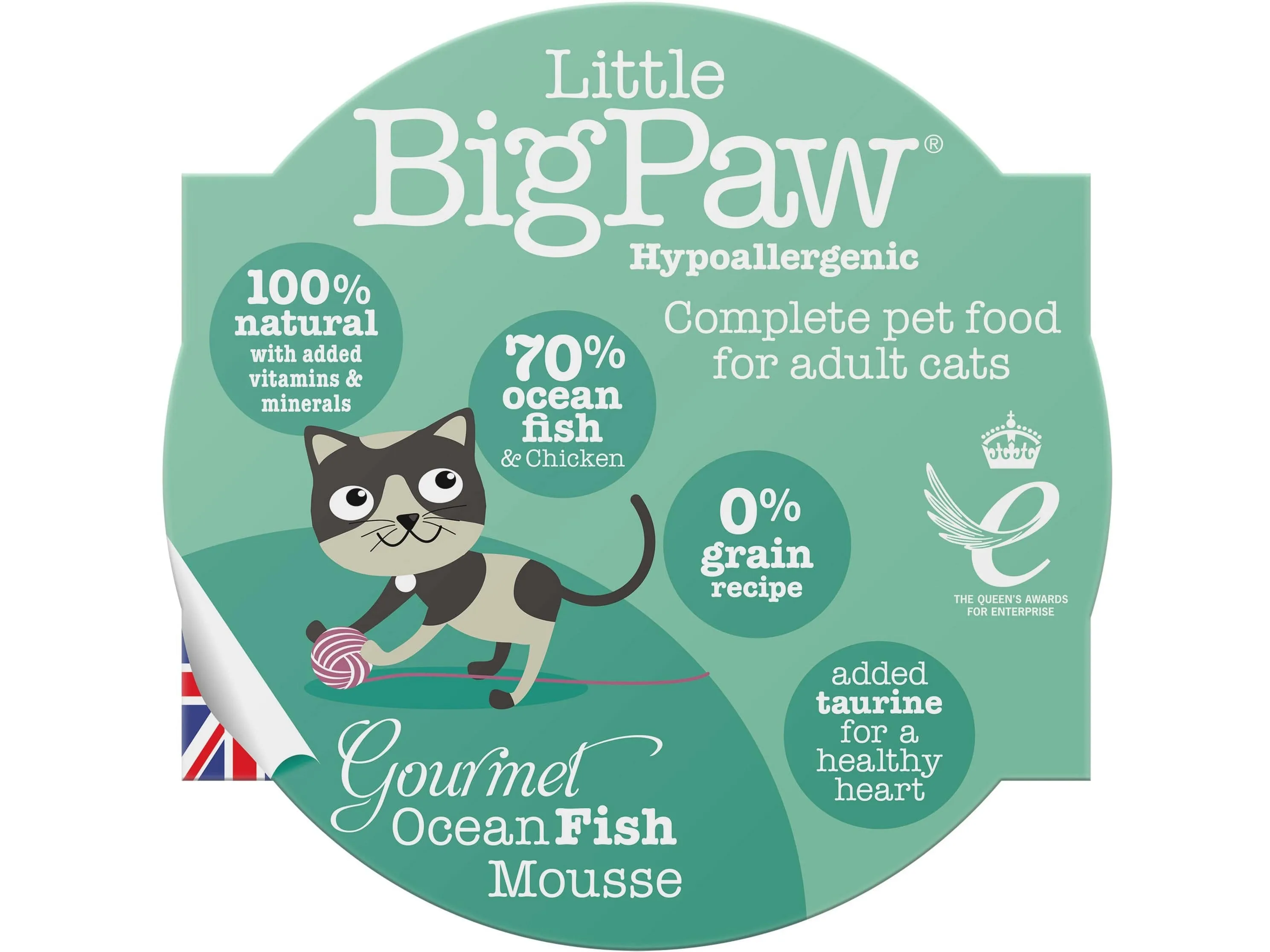 Gourmet Atlantic Ocean Fish Mousse 8x85 Gram /Little BigPaw Pets Qatar