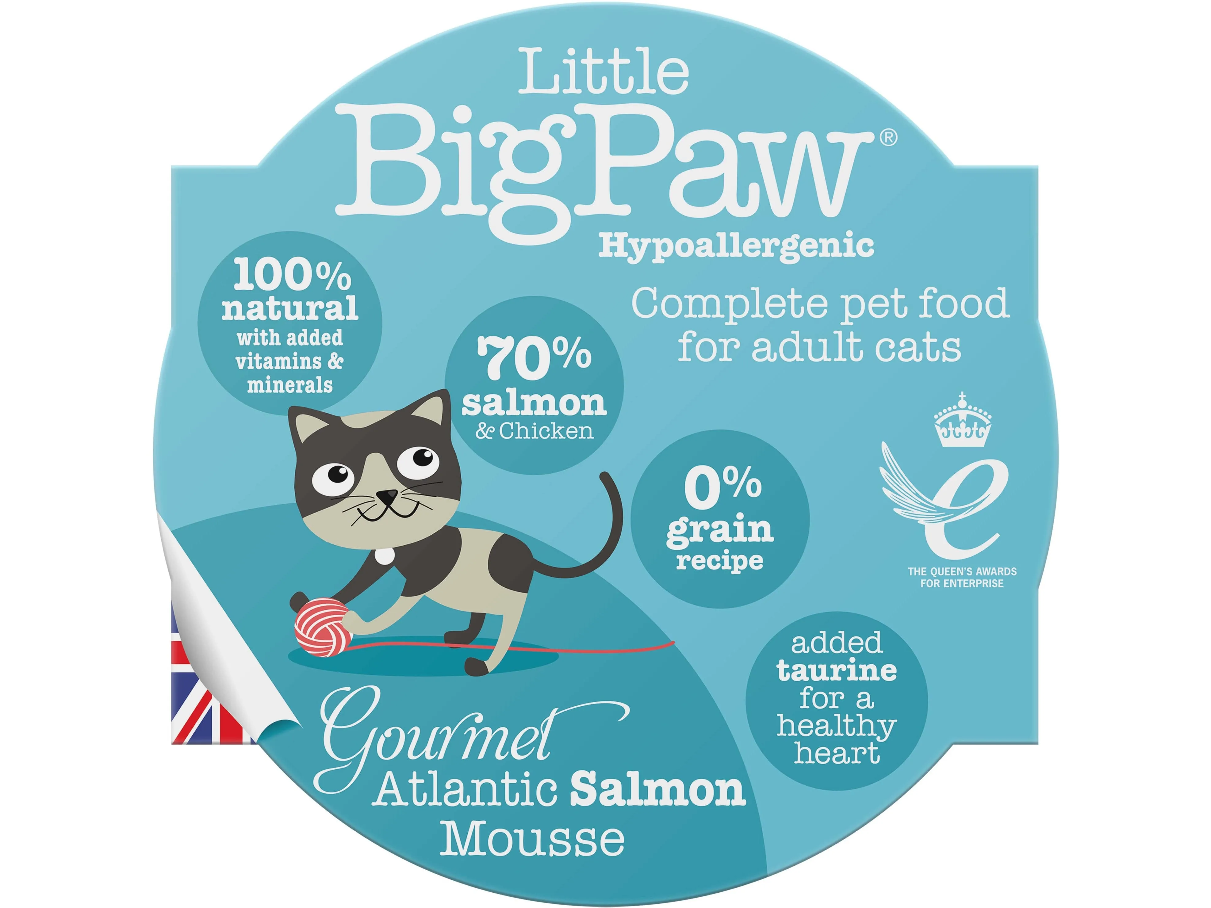 Gourmet Atlantic Salmon Mousse 8x85 Gram /Little BigPaw Pets Qatar