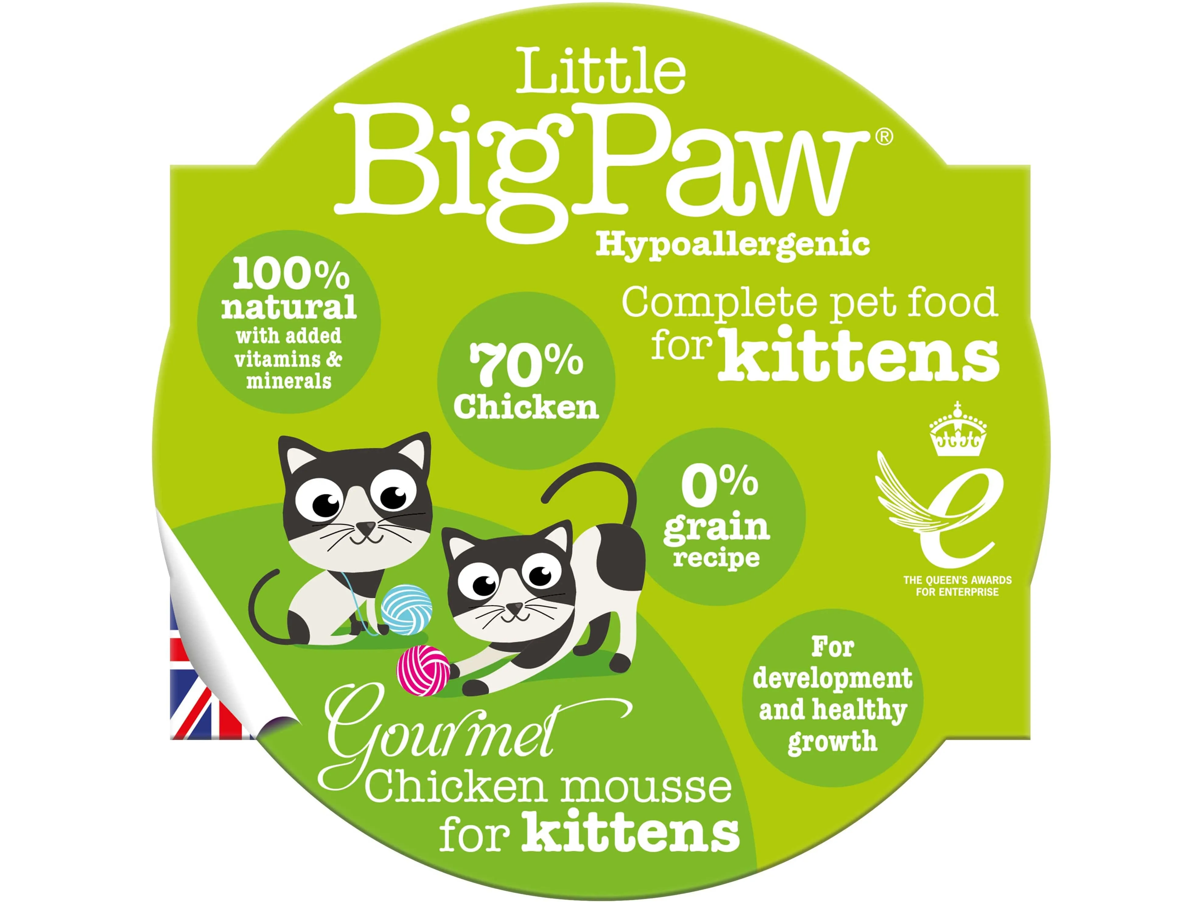 Gourmet Chicken Mousse for Kittens 85 Gram /Little BigPaw Pets Qatar