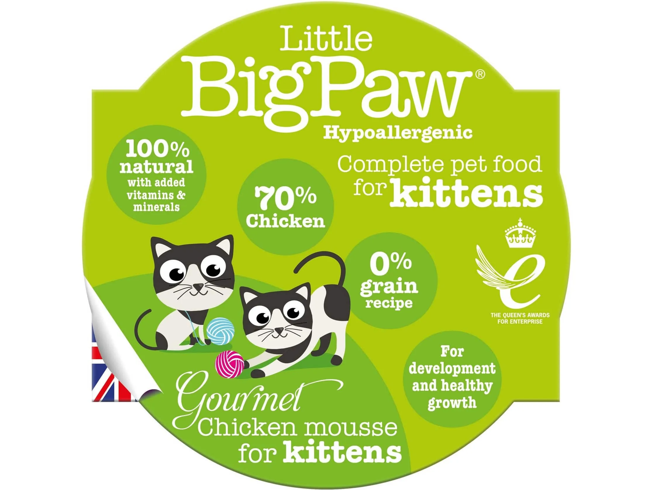 Gourmet Chicken Mousse for Kittens 8x85 Gram /Little BigPaw Pets Qatar