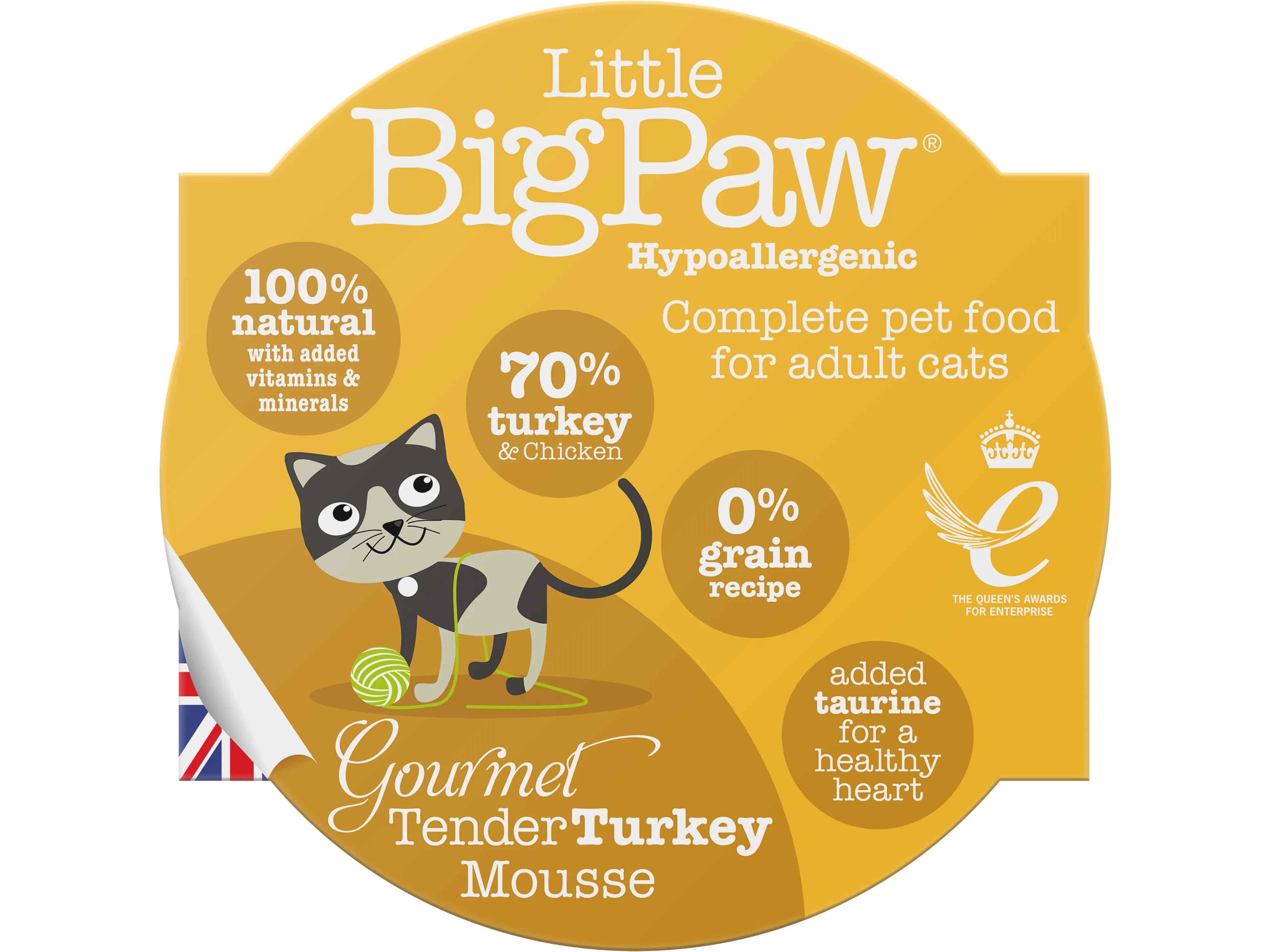 Gourmet Tender Turkey Mousse 8x85 Gram /Little BigPaw Pets Qatar