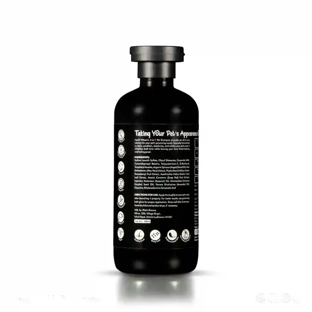 Hachi Wilson Premium 4 in 1 Shampoo for Dogs and Cats