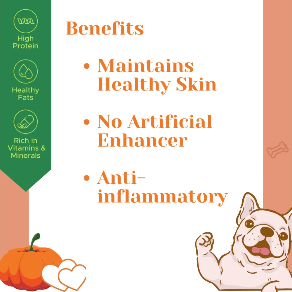 Healing Leaf Hemp Pumpkin Treats and Skatrs Treat Hider Toy Combo for Dogs