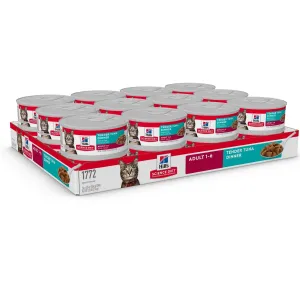 Hills Science Diet Adult Tender Dinners Tuna Canned Cat Food 156g x 24